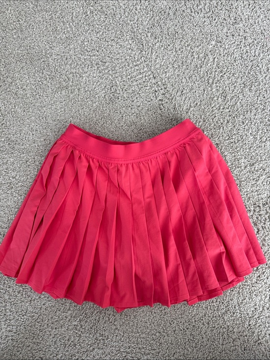 lululemon athletica Dresses & Skirts - lululemon athletica Hot Pink Pleated Skater Skirt with shorts